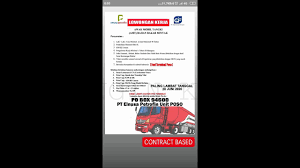 Memiliki sim b2 umum 7. Awak Mobil Tangki Bbm Driver Supir Pt Elnusa Petrofin Poso Lowongan Kerja Terbaru Juni 2020 Youtube