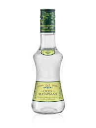 ouzo greek distillate with aniseed and honey from lesvos ouzo matarelli 200ml ouzo getranke