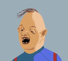 This is the reason why chunk was initially afraid of him, but looked past his appearance and they became friends sloth is a nickname, his real name is lotney fratelli. Noch On Twitter Sloth Pixelart Thegoonies Sloth Goonies Fanart