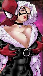 Black cats fat tits (Spiderman) (Black cat X Spiderman) [roumgu] : rrule34