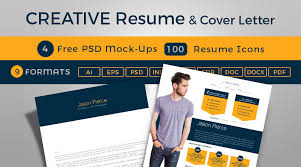 Learn what bosses and hiring managers think about the paper they get from you. Creative Resume Cv Design Cover Letter Template 4 Psd Mock Ups 100 Resume Icons