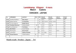 Mot hemmanationen japan stod sverige inför sitt på förhand största test men också nu blev det en programenlig seger och den högsta målnoteringen hittills i turneringen. Landskamp Sverige Japan