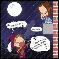 Love Song Wincest By Kamidiox Supernatural Fangirl Supernatural Comic Supernatural Cartoon