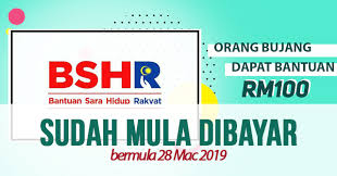 Bantuan sara hidup rakyat (bsh) yang menggantikan br1m telah diperkemaskan dengan syarat kelayakan yang lebih bersasar pada tahun 2019 dengan jumlah melibatkan hampir 4.1 juta isi rumah. Bantuan Sara Hidup Bsh 2019 Kategori Bujang Sudah Mula Di Bayar