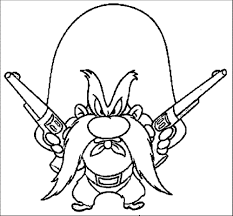 Yosemite Sam Coloring Pages Yosemite Sam Cartoon Clip Art Farm Animal Coloring Pages