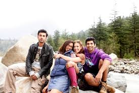 Yeh Jawaani Hai Deewani Still Feat Deepika Padukone Ranbir Kapoor Kalki Koechlin And Aditya Roy Kapoor Bollywood Movies Romantic Comedy Film Bollywood