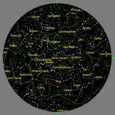The Evening Sky Map May Evening Sky Map
