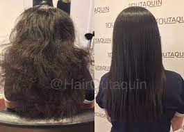 Permanent Straightening Before And After Permanent Straightening Hair Straightening Salon Chemical Straightening