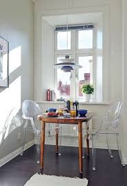 Philippe Starck Ghost Chair Perfect With An Old Table To Make A Small Corner Dining Area Dining Room Small Home Small Apartments