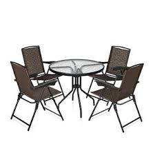 Devoko patio furniture sets 6 pieces outdoor sectional rattan sofa manual weaving wicker patio conversation set with glass table and cushion (beige) visit the devoko store 4.3 out of 5 stars 867 ratings Goplus Op3685op3687 5pc Bistro Outdoor Patio Furniture Set Glass Table W 4 Folding Adjustable Chairs