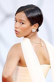 Taylor Russell attends the 'Maria' Premiere at the 81st Venice Film  Festival. (August 29, 2024) : r/popculturechat