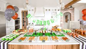 Football decorating ideas football framed shirts. Easy Football Party At Home Fun365