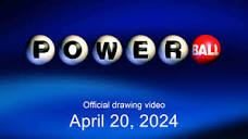 Powerball drawing for April 20, 2024 - YouTube