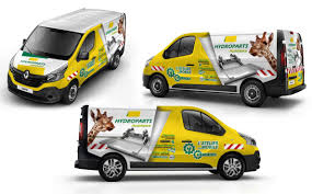 Branding De La Flotte De Vehicules Pour Hydroparts Megamark Habillages De Vehicules Marquage Vehicule Vehicules