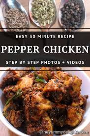 Pepper Chicken Recipe Pepper Chicken Masala Dry Pepper Chicken Recipe Indian Chicken Recipes Chicken Recipes Dry Stuffed Peppers