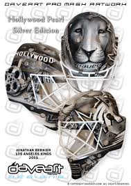 For the last two seasons, los angeles kings goaltender jonathan bernier has worn a mask that honors the city's movie industry, with a film according to kings blogger john … continue reading →. Mask Evolution Jonathan Bernier Burgundy Review