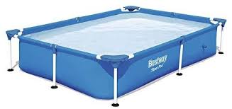 Amazon Com Bestway 7 25ft X 5ft X 17in Steel Pro Rectangular Above Ground Swimming Pool In Ground Pools Above Ground Swimming Pools Best Above Ground Pool