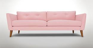 Emil Quartz Rose Sofa White Sofas Button Tufted Sofa Furniture