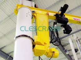 Cjz Series Pillar Mounted Slewing Jib Crane Pillars Crane Mounting