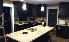 Granite being a natural material offers beauty, uniqueness and virtually maintenance free. Dark Cabinets Kitchen 2000x1231 Jerry Harris Remodeling