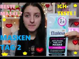 Masken Tag 2 I Balea Hautrein Anti Pickel Peel Off Maske I Gute Maske I Ich Teste I Xenia Xox 703 Youtube