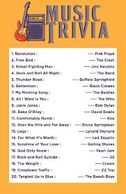 Before there was written language, there was music. 4 Best Printable 50s Trivia Questions And Answers Printablee Com