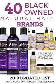 Within natural hair, there are different curl types and a range of textures, which require different products. Black Owned Natural Hair Brands 2019 Updated List Trials N Tresses Natural Hair Styles Hair Brands Natural Hair Care