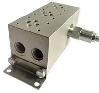 Hydraulic Series Valve Manifold Aluminum D03 NG6 or Cetop 3 pattern  (multiple 2, 3 or 4 stations)) (with relief valve, 3 stations)
