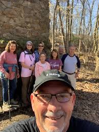 Hiking at Eno River State Park with great folks