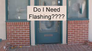 Also, any good videos showing how to properly flash a door without brick mold? How To Install Flashing Over Exterior Masonry Walls To Prevent Building Damage Youtube