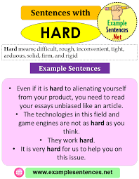 Sentences With Hard Definition And Example Sentences Example Sentences Sentence Examples Sentences How To Speak Spanish