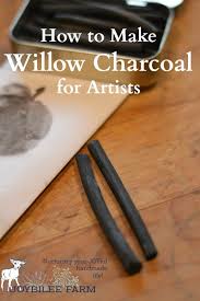 pic Drawing Charcoal Willow Tree