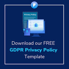 Download Our Free Gdpr Privacy Policy Template Gdpr Privacypolicy Template Termly Policy Template Privacy Policy Templates