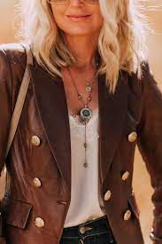 The Best Three Leather Pieces That Are Worth The Investment Leather Blazer Women Blazer Outfits Fall Fashion Blogger Outfit