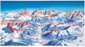 Val di fassa hotel map. Mappa Delle Piste Da Sci A Pozza Di Fassa Aloch Buffaure