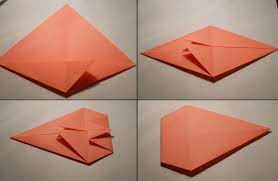 Оригами единорог бегущий по лезвию