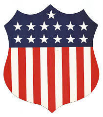 Patriotic Shield Shaped Diecut Red White And Blue Have 2 In 2020 Patriotic Red And White 4th Of July Decorations