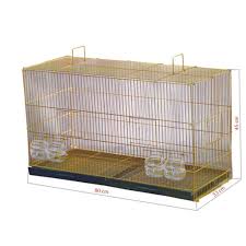 Sari Galvanizli Salma Kus Kafesi 45 X 33 X 80cm