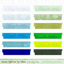 Washi Tape Clip Art Clip Art Watercolor Clip Art Commercial Use Planner Clipart Blue Watercolour Washi Tape Png Washi Tape 15074 In 2021 Washi Tape Washi Printable Design Paper