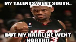 Created with the imgflip meme generator. Lebron James Funniest Hairline Memes Youtube
