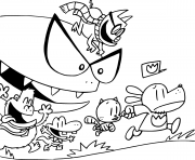 Dogs are very lovable pets that is why they are mostly known as a. Dog Man Coloring Pages To Print Dog Man Printable