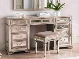 A stylish addition to any bedroom, our vanity tables are the. Vida Living Jessica Champagne Mirrored Dressing Table Cfs Furniture Uk