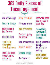 1 year anniversary gift to. 365 Daily Quotes Of Encouragement We Re Parents