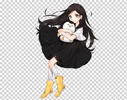 This is the list containing some of the most popular anime girls that have brown hair. Black Hair Brown Hair Anime Long Hair Ponytail Anime Black Hair Fictional Character Cartoon Png Klipartz