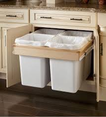 Base Top Mount Wastebasket Recycling Center Kitchen Storage Solutions Kraftmaid Kitchen Innovation