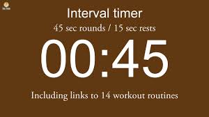 Then multiply the result by 1000 and add it into the text string, like this: Interval Timer 45 Sec Rounds 15 Sec Rests Including Links To 14 Workout Routines Youtube