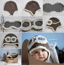 Crochet Aviator Hat Youtube Video Lots Of Free Pattern Crochet Hats Crochet Hat Pattern Crochet