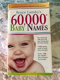 60, 000+ Baby Names: Lansky, Bruce: 9780881665192: Amazon.com: Books