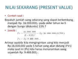 Soal:seseorang menyimpan uang sebesar 1000 di bank dengan suku bunga 6% per tahun. Time Value Of Money Ppt Download