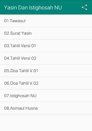 Terdapat doa khusus yang bisa dipanjatkan saat istighosah. Yasin Dan Tahlil Istighosah Nu For Android Apk Download